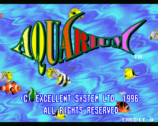 Aquarium (Japan) Title Screen
